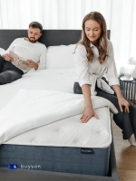 Матрас BuyLuxe, 26 см, средняя жесткость, независимые пружины