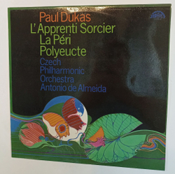 Винтажная виниловая пластинка LP Paul Dukas Поль Дюка, Czech Philharmonic Orchestra, Antonio De Almeida LApprenti Sorcier La Peri Polyeucte (Чехословакия 1988)