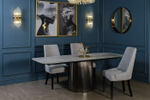 Стул Garda Decor Элегантный (Elegante) рогожка светло-серый Santo1400-SVSER 56*65*101 см