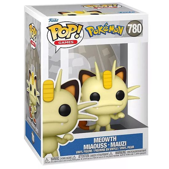 Фигурка Funko POP! Games Pokemon Meowth (780) 746301