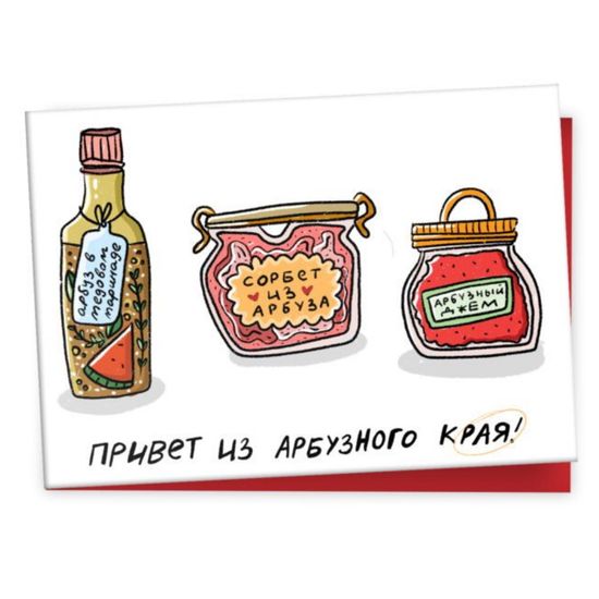 Обложка для студенческого «Привет из Арбузного края!»