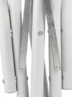 Кресло раскладное Nisus с откидывающим столиком.140кг, карман (алюм. д25) зеленый ромб/серый (N-DC-95200T-K-GG)