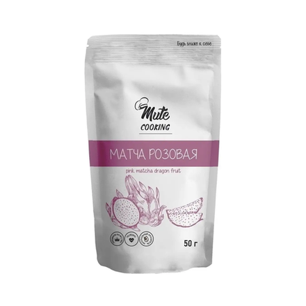 Чай Mute COOKING Матча розовая , 50г