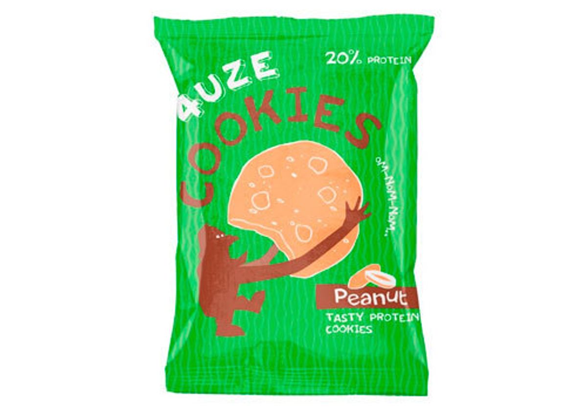 Печенье протеиновое с арахисом Fuze Cookies, 40г