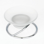 Мыльница настольная круглая хром LIDER Турция