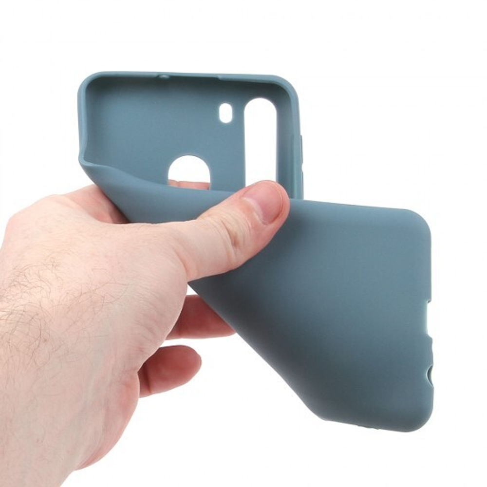 Чехол ТПУ для Samsung Galaxy A21, 011010 Темно-синий