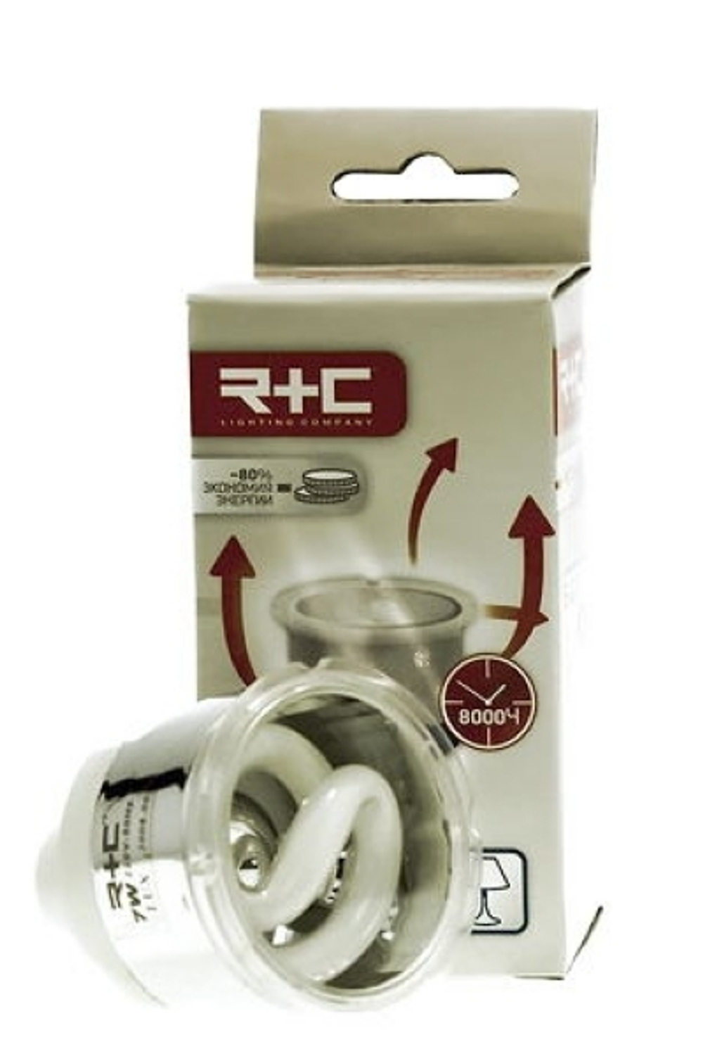 Лампа энергосберегающая 9Вт 2700К R&C LUX GU10-9W-2700