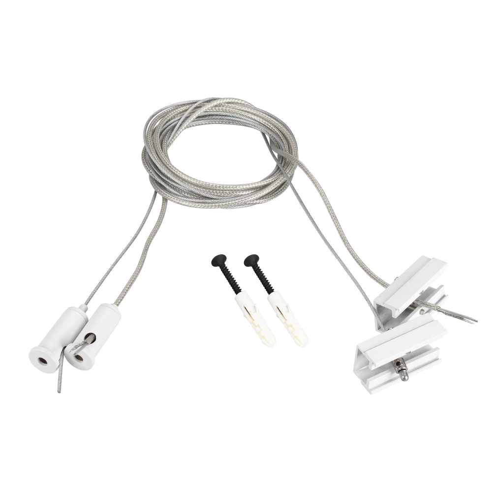 Подвес токопроводящий SL-LINE-25100 2x2m Set WHITE (Arlight, провод 2x0.5) 043326