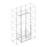 Тефия Шкаф 4-х дверный для одежды 1,5 м