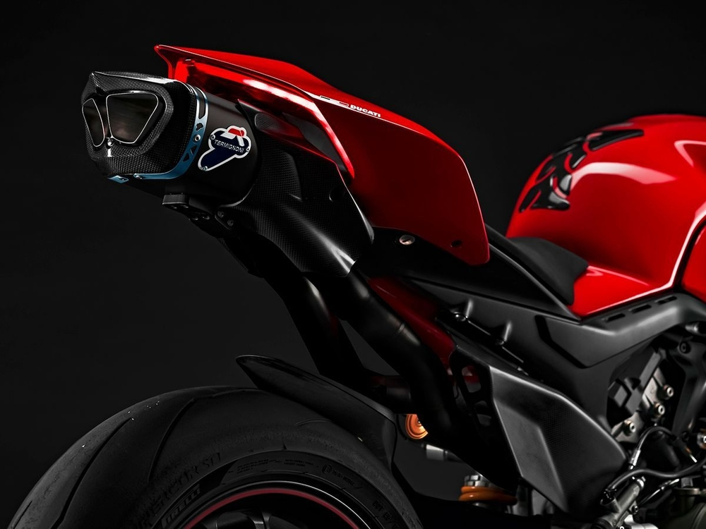 D18209401BNX TERMIGNONI COMPLETE EXHAUST SYSTEM 4 EXIT TITANIUM/STEEL BLACK EDITION (P V4)