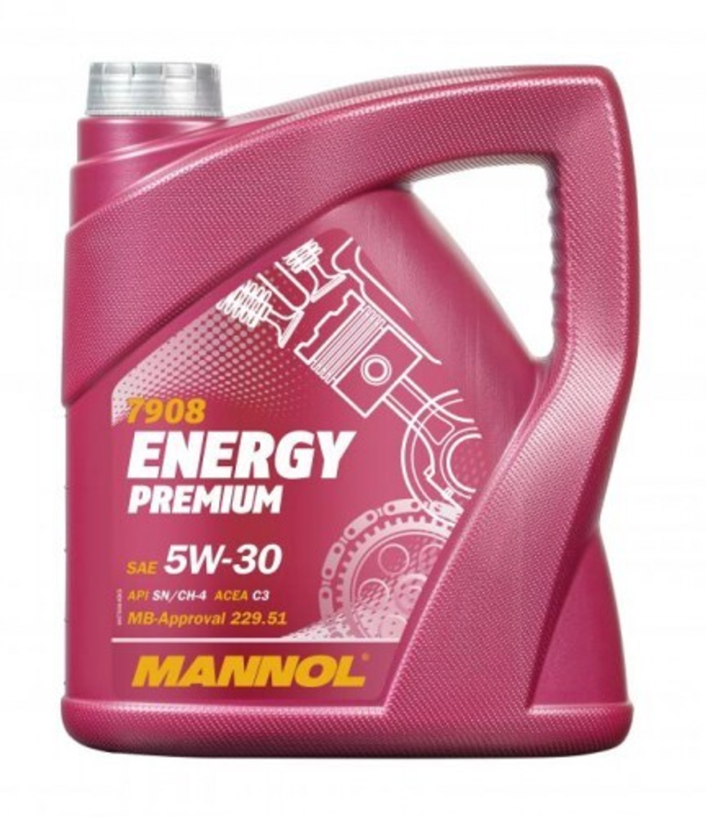MANNOL Energy Premium 5W-30 API SN/CF Масло моторное, 4л