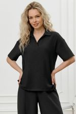 Блузка женская Ясмина-1 Виотекс ЧЁРНЫЙ