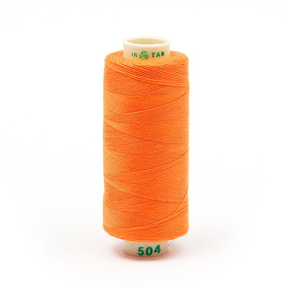 Нитки, Dor Tak, 40/2, оранжевые, 100% полиэстер, (Арт: DT-504), шт