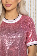 Блуза Самира (розовая) Б12115 LT Collection