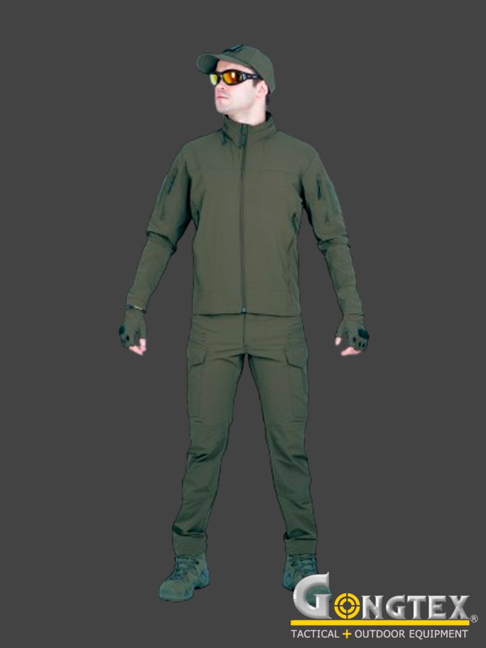 Костюм SoftShell Gongtex Outdoor Tactical Suit (без флиса). Олива