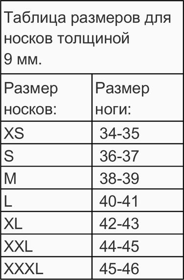 Носки неопреновые Free-Sub Expert Multy 9 мм лайкра/открытая пора