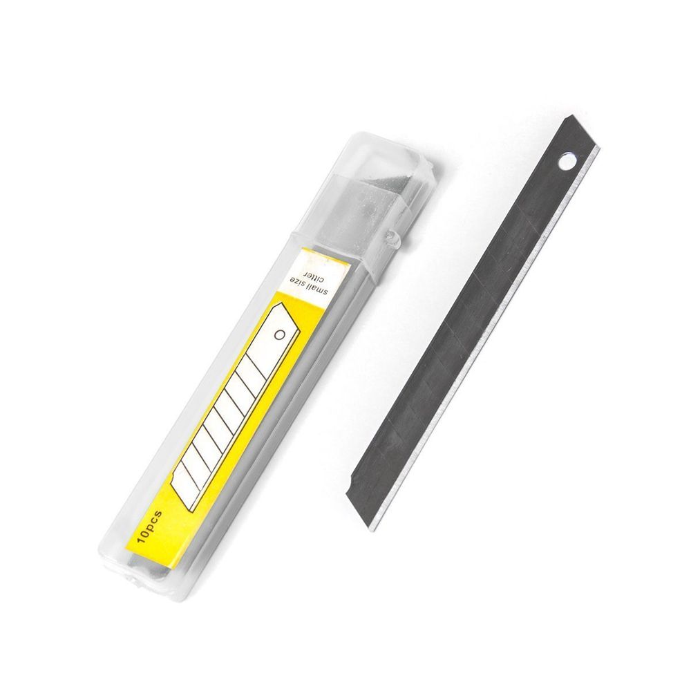 Лезвия для ножа канцелярского Alingar, 9 мм (10 шт.), пластиковый пенал Лезвия для ножа канцелярского Alingar, 9 мм (10 шт.), пластиковый пенал