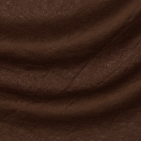 Тонкий лён коричневого оттенка
