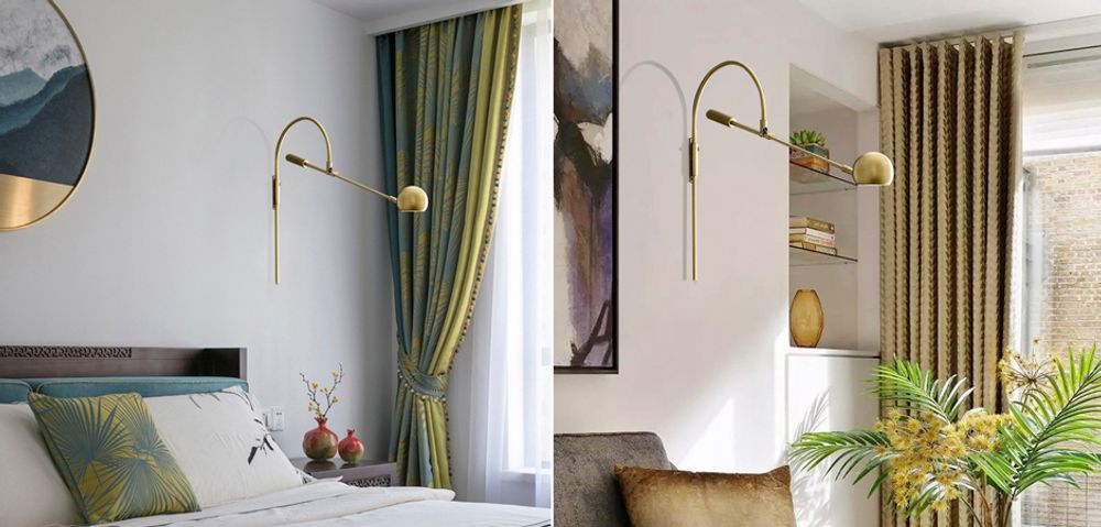 Бра Restoration Hardware ORBITER II Wall lamp Brass