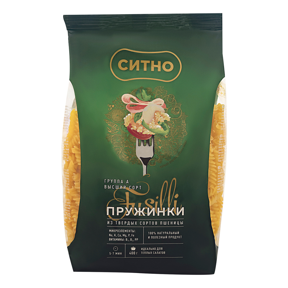СИТНО Мак.изд ГОСТ гр.В Ваш гарнир Пружинки 400гр/12