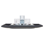 Розетка 2-м SKANDY 10А без заземл. без защ. шторок в сборе SK-R10G графит IEK SK-R20-10-K53-F