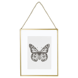 IKEA LERBODA  (ИКЕА ЛЕРБОДА)  -  Рамка, золотой цвет, 20x25 см
