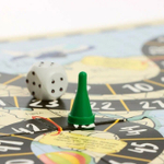 Игра-ходилка, Ракета "Воздушное путешествие", 3 +, размер игрового поля 420 х 300 мм, в комплекте кубик, 4 фишки, пакет с европодвесом