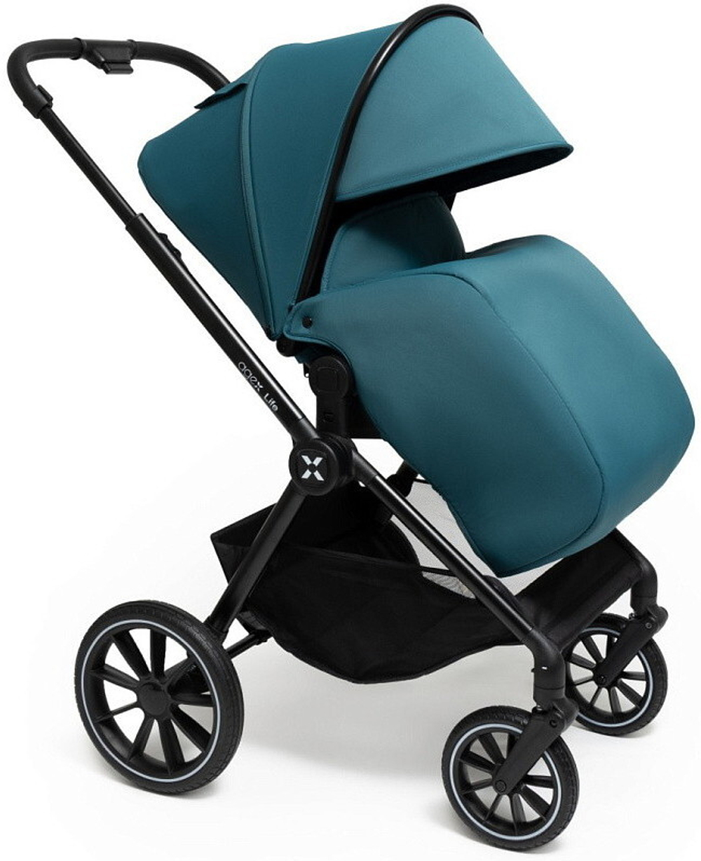 Коляска Agex Life 3 в 1 с автокреслом i-Safe Grey ALG528 Green (Зеленый)