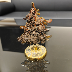 Елка сувенирная "С Новым годом!" (Златоустовская гравюра)