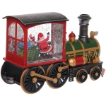 Сувенир с подсветкой «Волшебное путешествие» 31,4*9,8*17 см, 8 мелодий, подсветка, эффект снегопада (работает от 3*АА, USB)