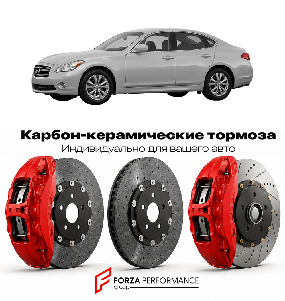 Карбон-керамическая тормозная система для Infiniti M25 I Y50 2003-2007 Инфинити