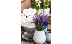 Искусственный цветок Веточка лаванды с 8 цветками 35см Garda Decor 8J-1105B0031