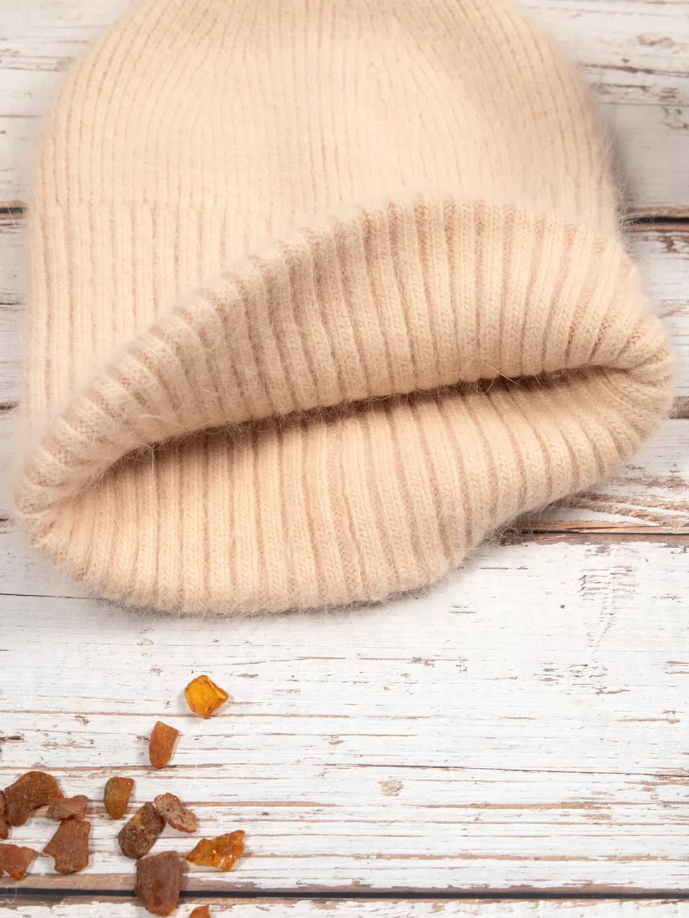 шапка ангора зимняя пушистая вязаная модная