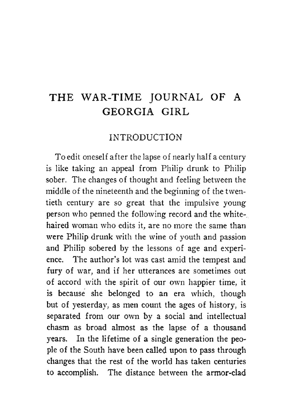 The war-time journal of a Georgia girl. 1864-1865 | Eliza Frances Andrews