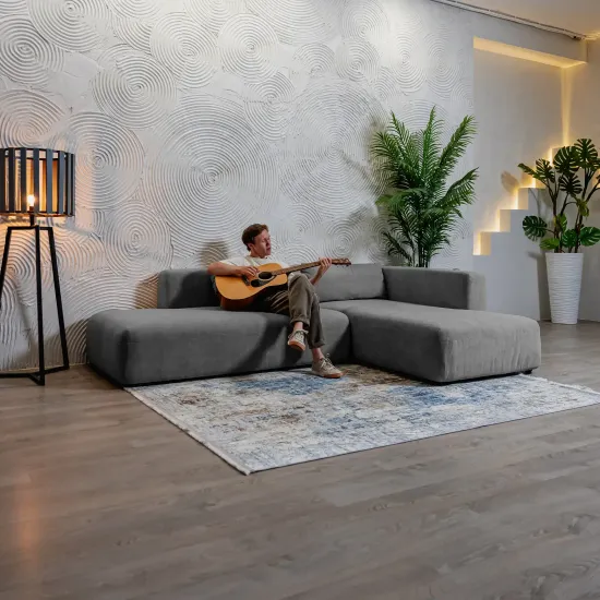 НОВЫЕ ЭМОЦИИ Диван угловой, серый