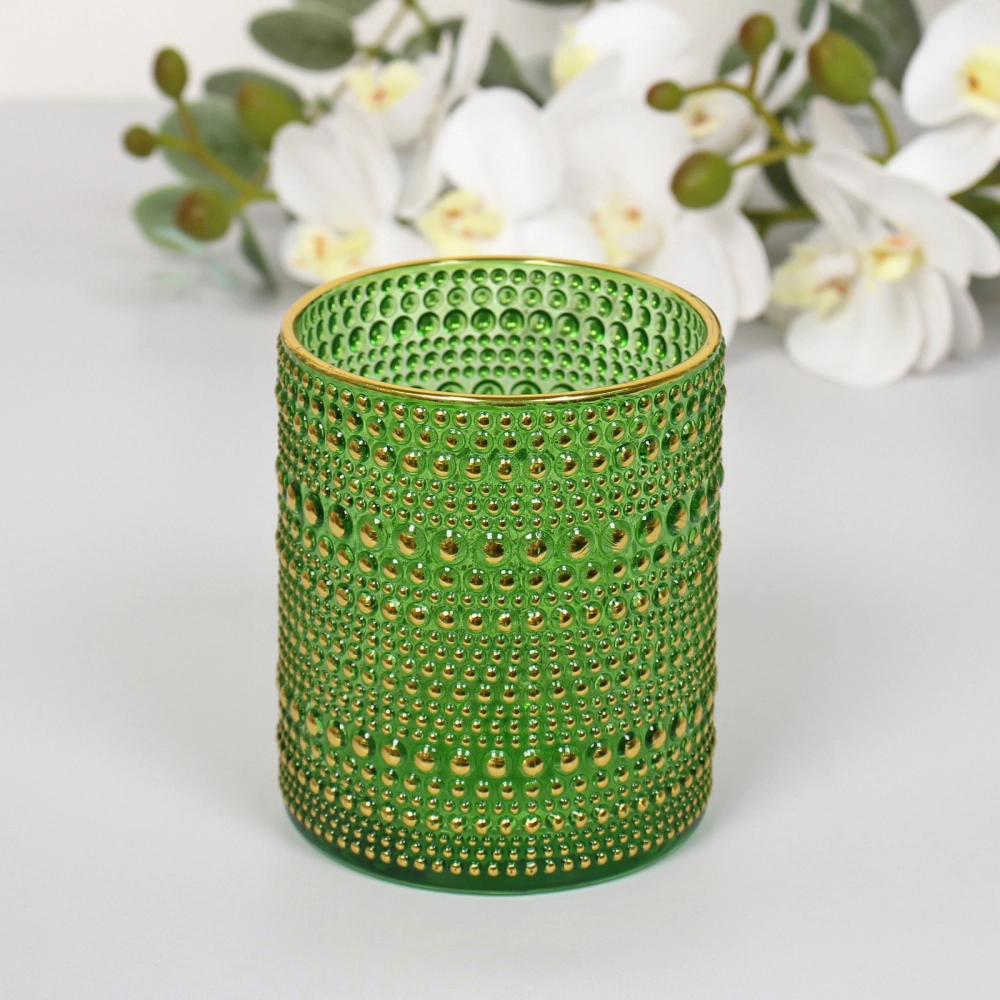 Подсвечник «Хрустальный блеск» 8,5*10 см, Изумруд