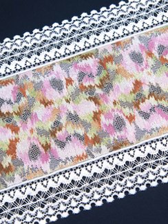 03-253 ОПТ Кружево эластичное 18 см, гладь, айвори