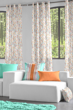 Рогожка Cotonelo Cachemire (Котонело Кашемир) A 07 Orange