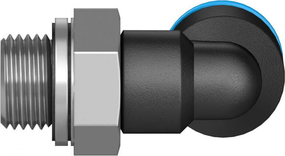 Штуцер цанговый угловой Festo QSL-G1/8-6