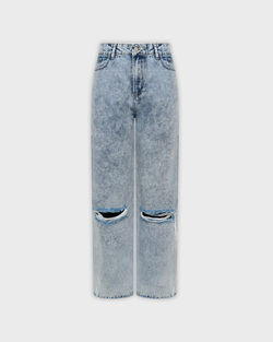 Джинсы руинированные