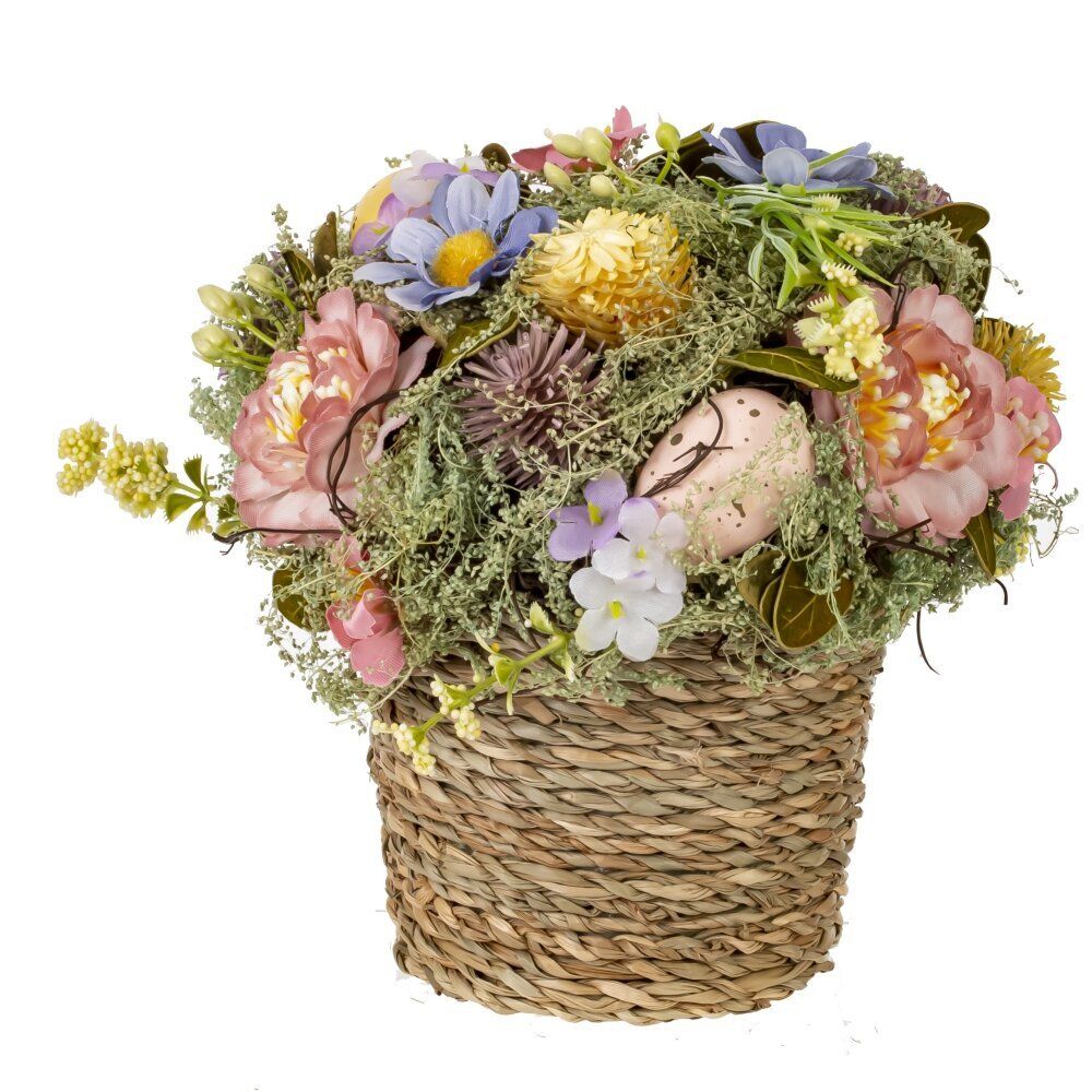GAEM Цветочная композиция "Пасхальная", L17 W17 H17 см