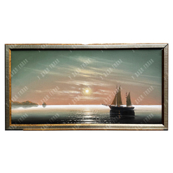 Кириллов А. «Вечер на море». Масло. 2020-е гг.