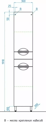 Колонна Style Line Жасмин 36