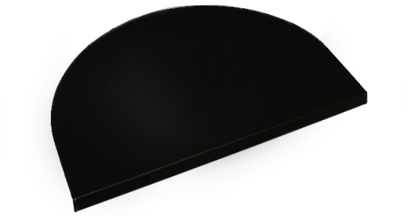 Бювар с загибом Nbl из кожи черный