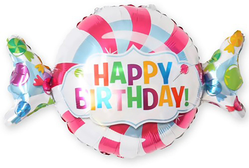 Шар Фольгированный "Конфета СДР" 27''с гелием