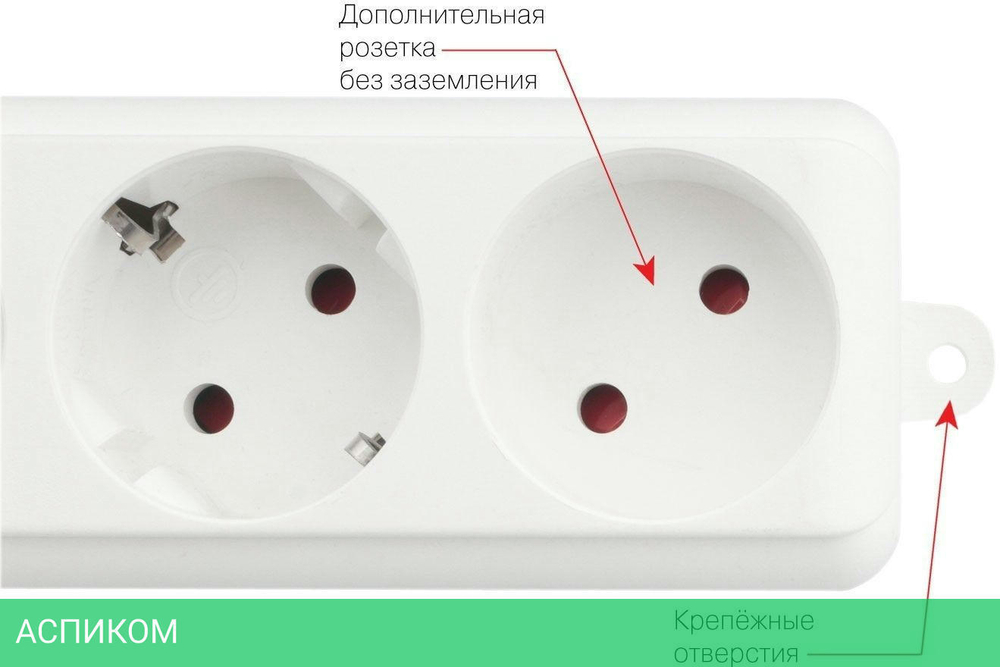 Сетевой фильтр Power Cube SPL(5+1)-16B-P-3М-WHITE
