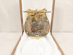 Сувенирная подкова со стучалкой "С добром в наш дом"