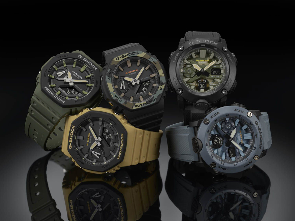 Японские наручные часы Casio G-SHOCK GA-2110SU-3AER