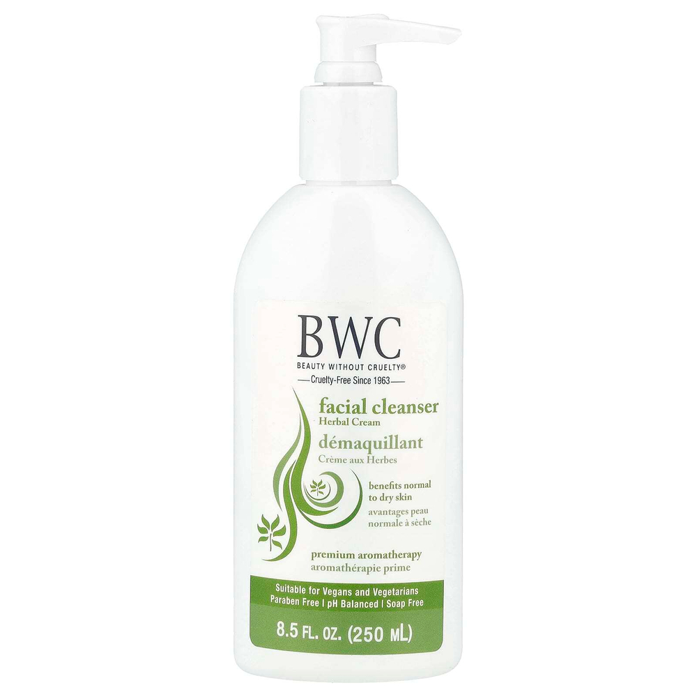 Beauty Without Cruelty, Очищающее средство для лица, травяной крем, 250 мл (8,5 жидк. унц.)