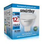 Светодиодная лампа Smartbuy Gu5.3-12W/6000 холодный свет